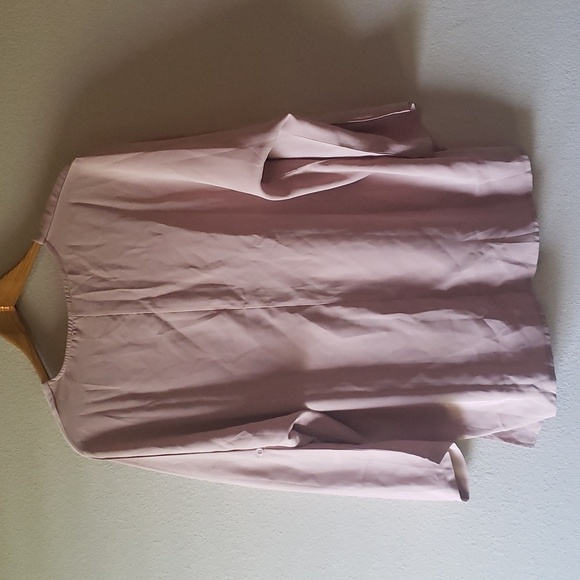 Metini Women's Tan Chiffon Blouse Top - Size Small/Medium - Picture 5 of 11